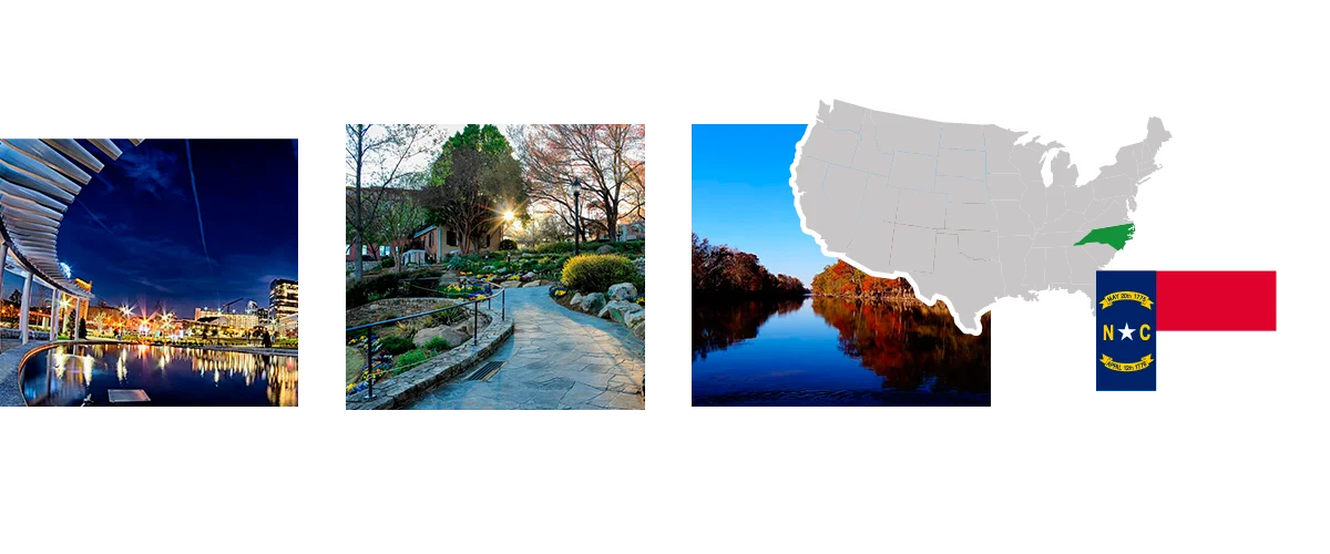 Envíos de cajas, mercancía y documentos de North Carolina Estados Unidos a Colombia y Venezuela