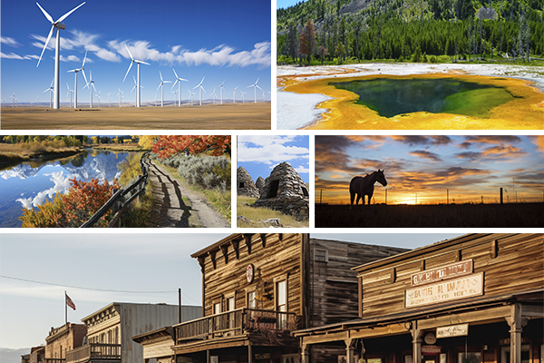 Envíos de cajas, mercancia y documentos de Wyoming Estados Unidos a Colombia y Venezuela