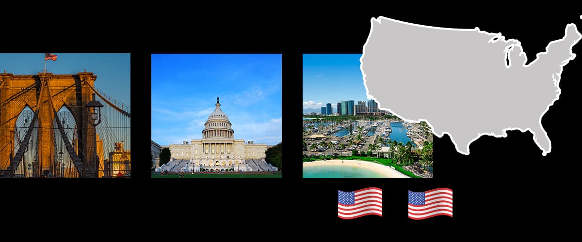 Cobertura de envíos dentro de Estados Unidos
